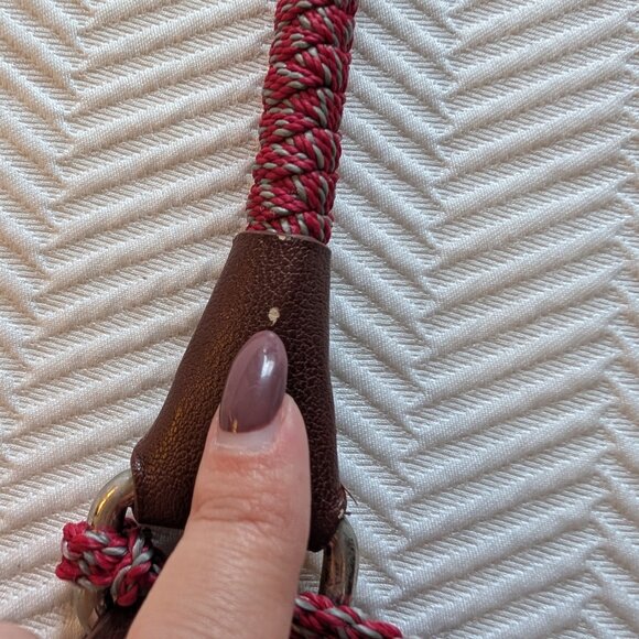 The Sak Cambria Crochet Tote Bag Rainbow Striped Multicolor Boho - Picture 12 of 15